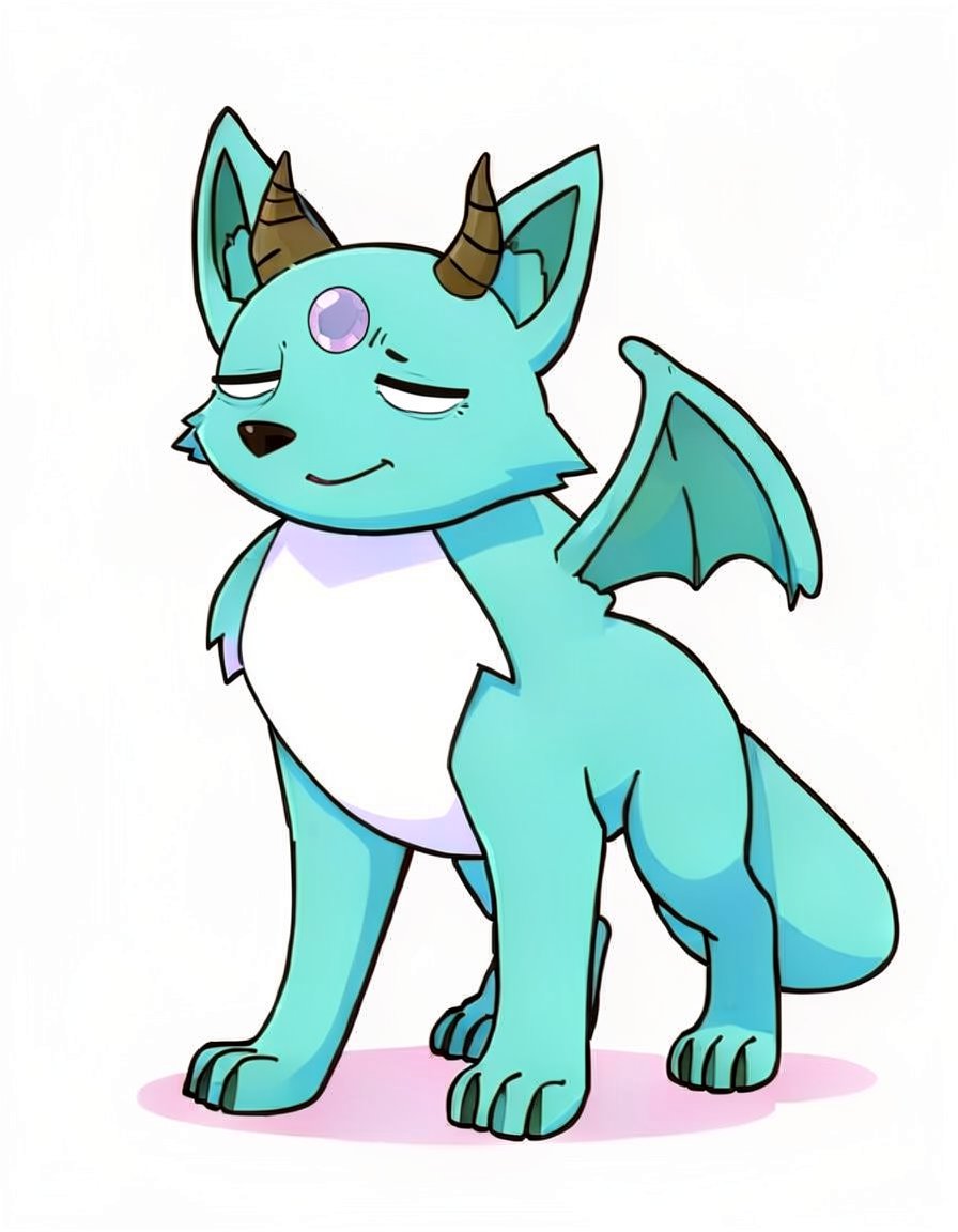 Wispup, a Pokemon OC made on GenTube