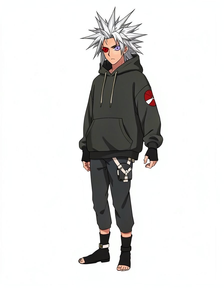 Shade Whisper, a Naruto OC made on GenTube