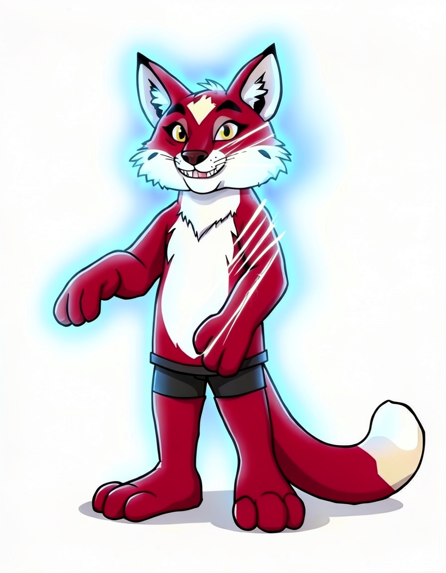 Crimson Paws, a FNAF OC made on GenTube