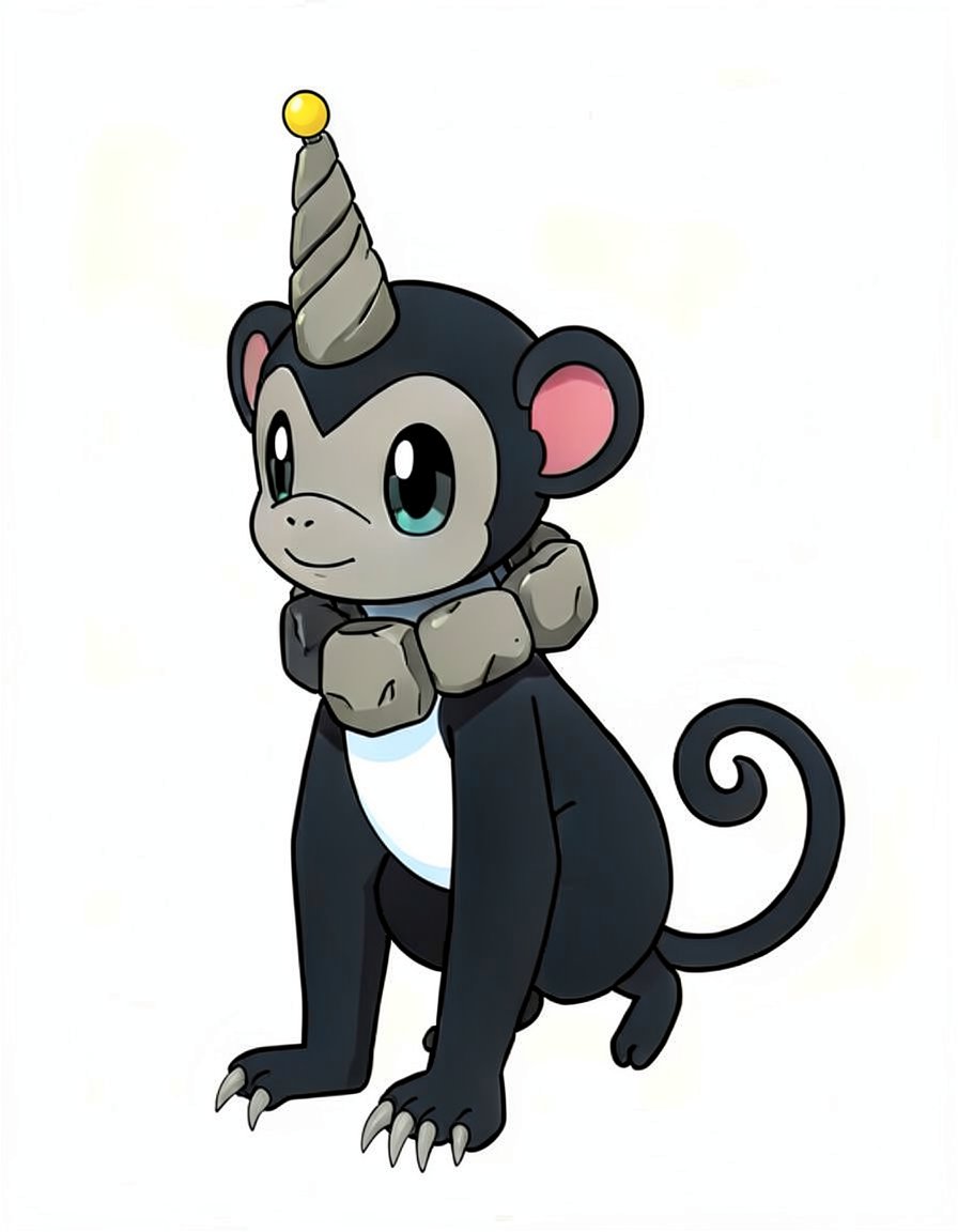 drillchimp, a Pokemon OC made on GenTube