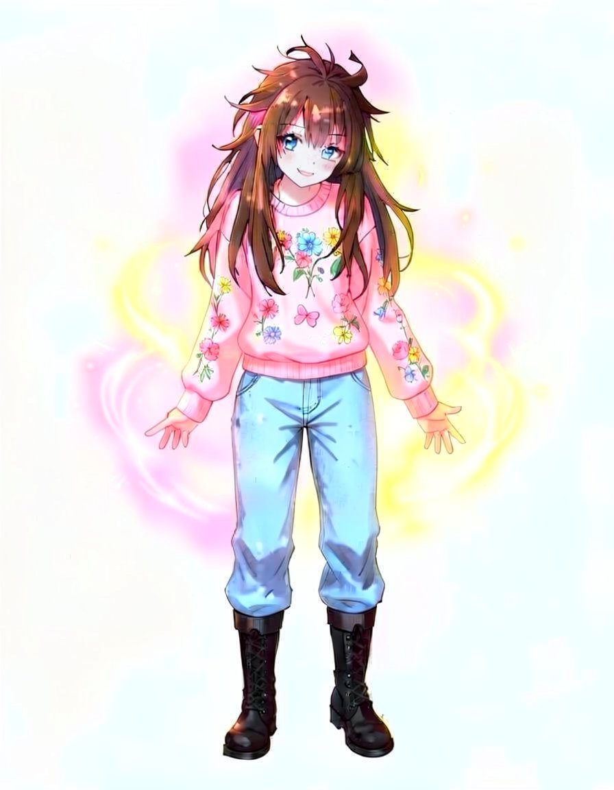 Clover, a Solo Leveling OC made on GenTube