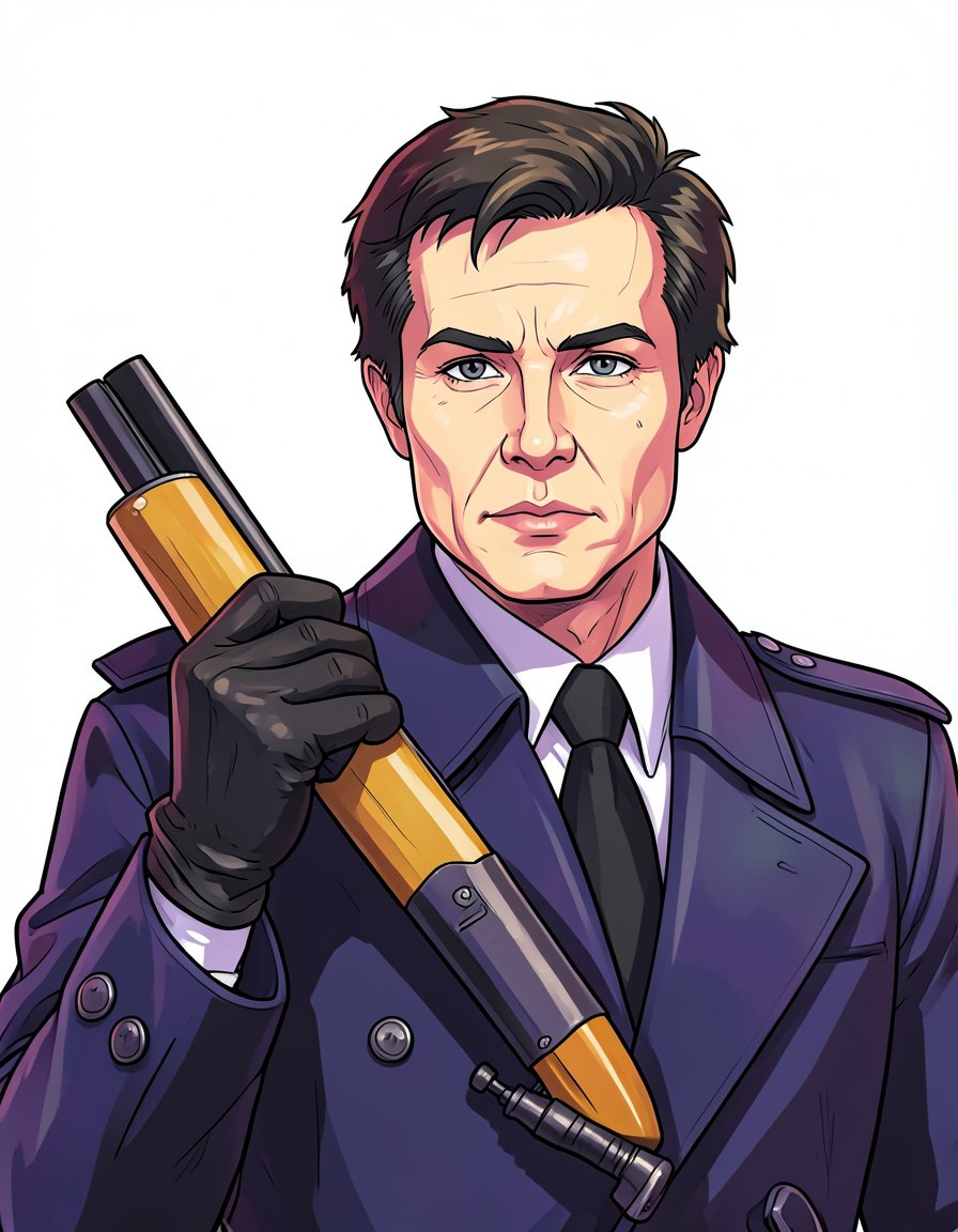 Silva HenryrneH, a DDLC OC made on GenTube
