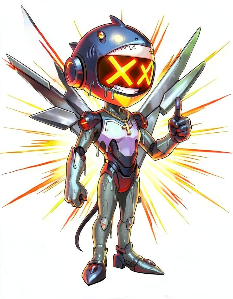 Onyx Xylix, a Murder Drones OC made on GenTube