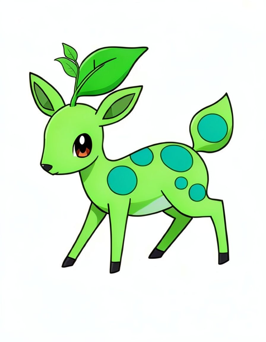 Leafawn, a Pokemon OC made on GenTube
