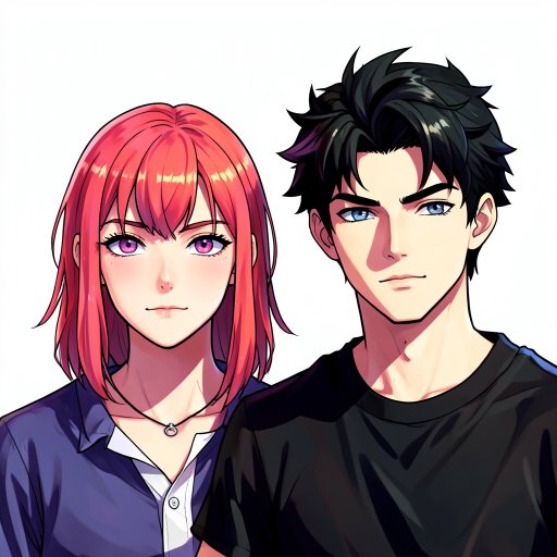 Rena and Tyler, a DDLC OC made on GenTube