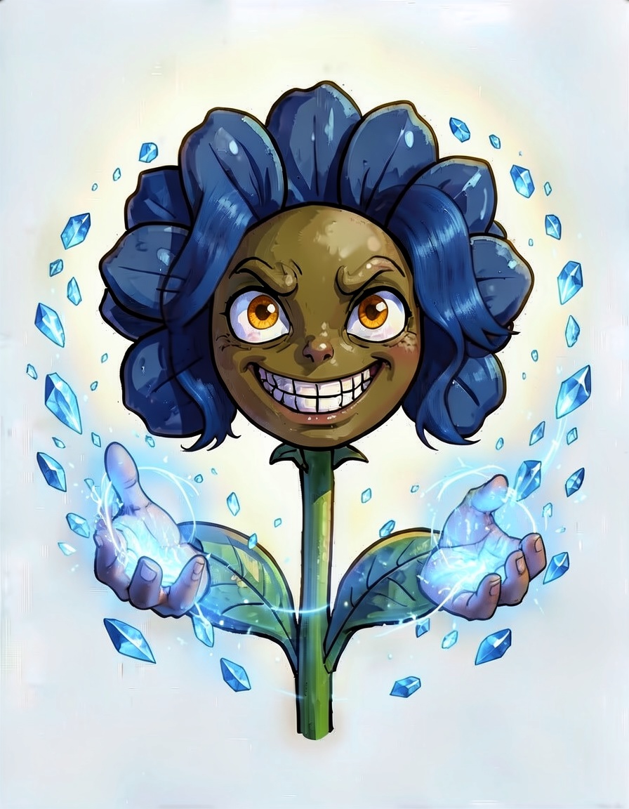 Petalgrin, a Undertale OC made on GenTube