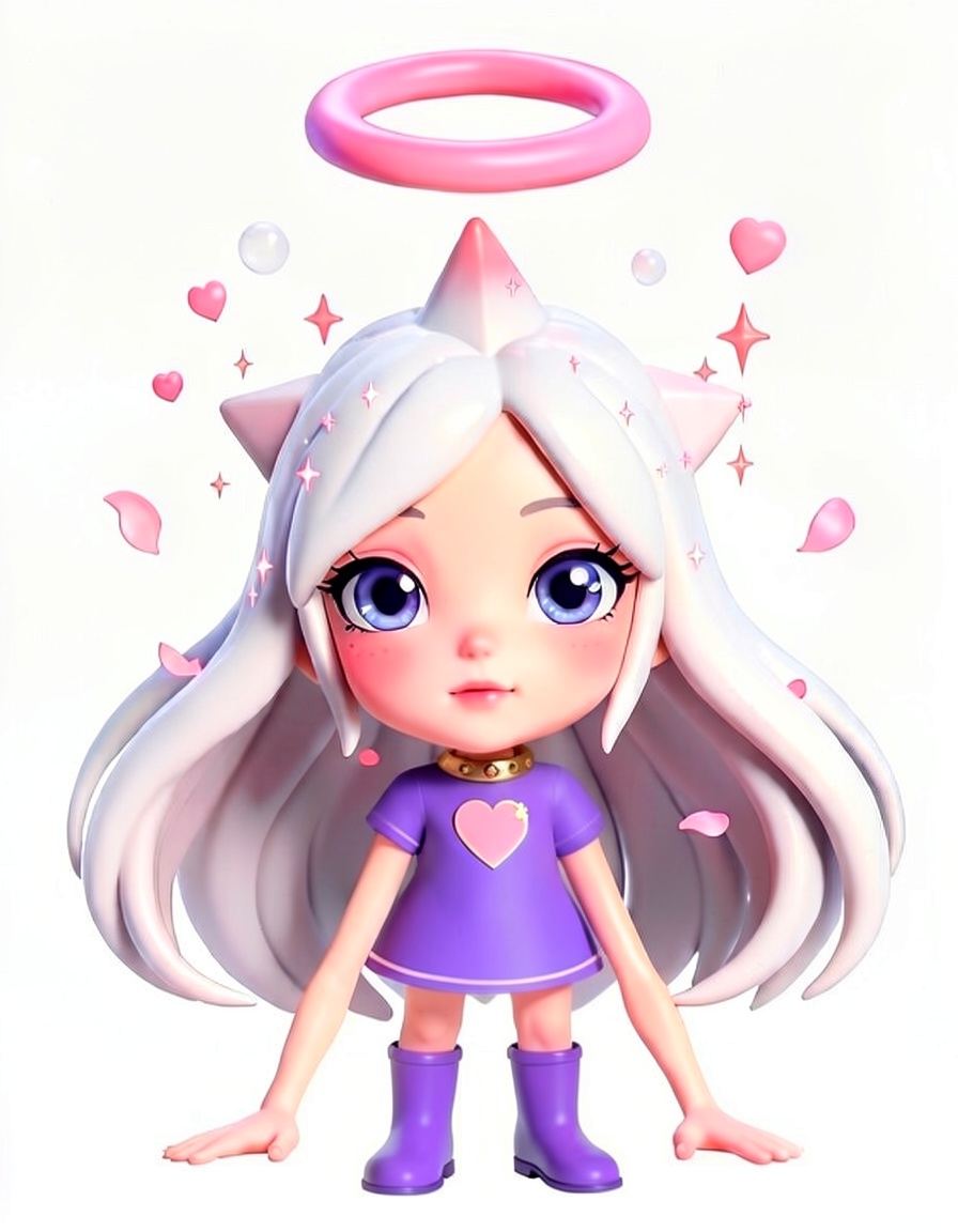 AI NOVA, a Dandy's World OC made on GenTube