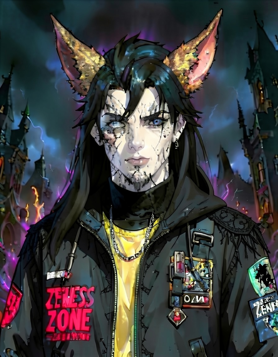 Lynx Claw, a Zenless Zone Zero OC made on GenTube