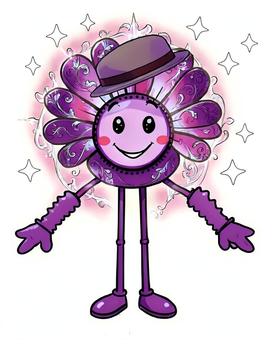 Petalvio, a Dandys World OC made on GenTube