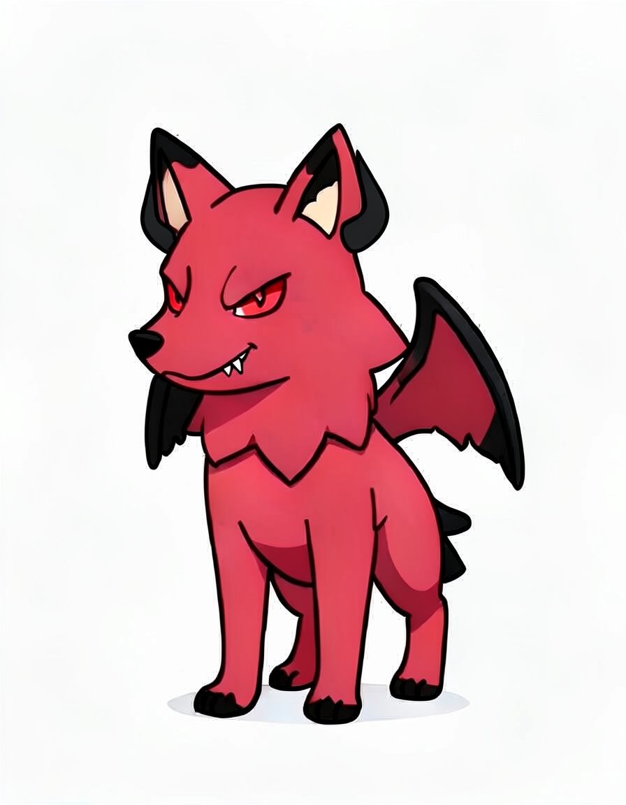 Shadefang, a Pokemon OC made on GenTube