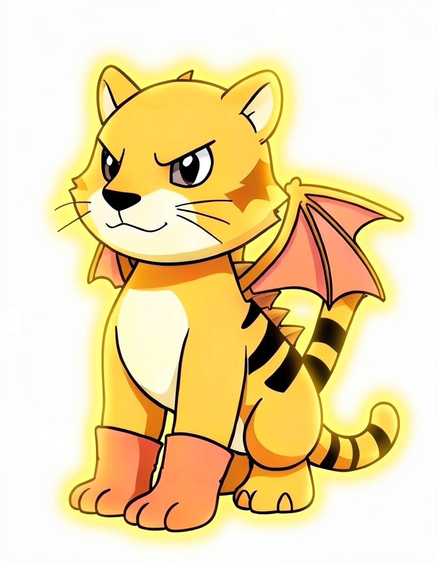 Tigrough, a Pokemon OC made on GenTube