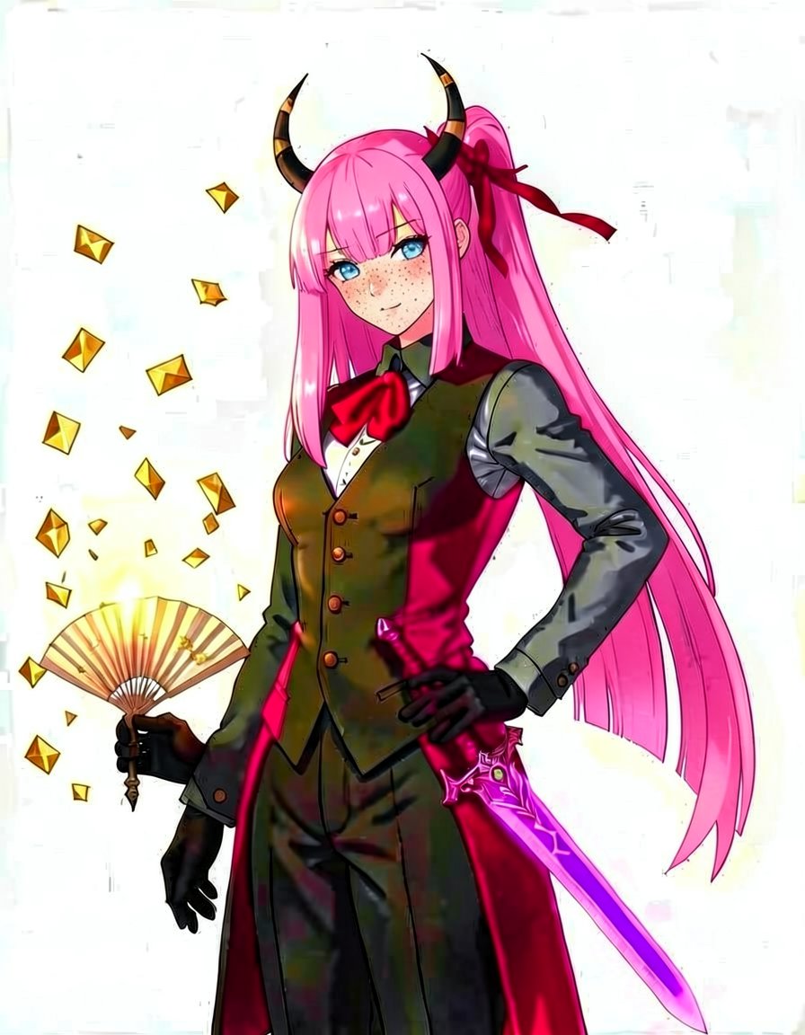 Astrid, a KPop Demon Hunters OC made on GenTube