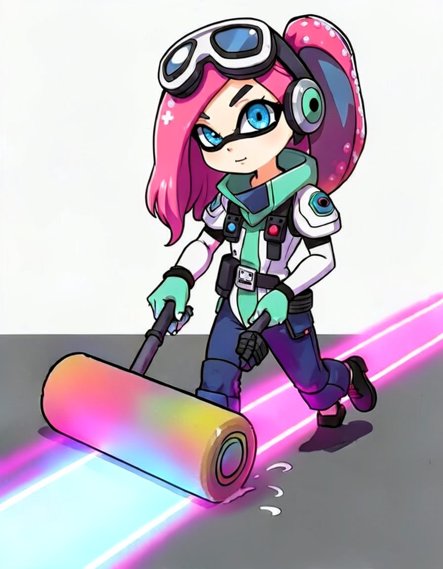Abby, a Splatoon OC made on GenTube