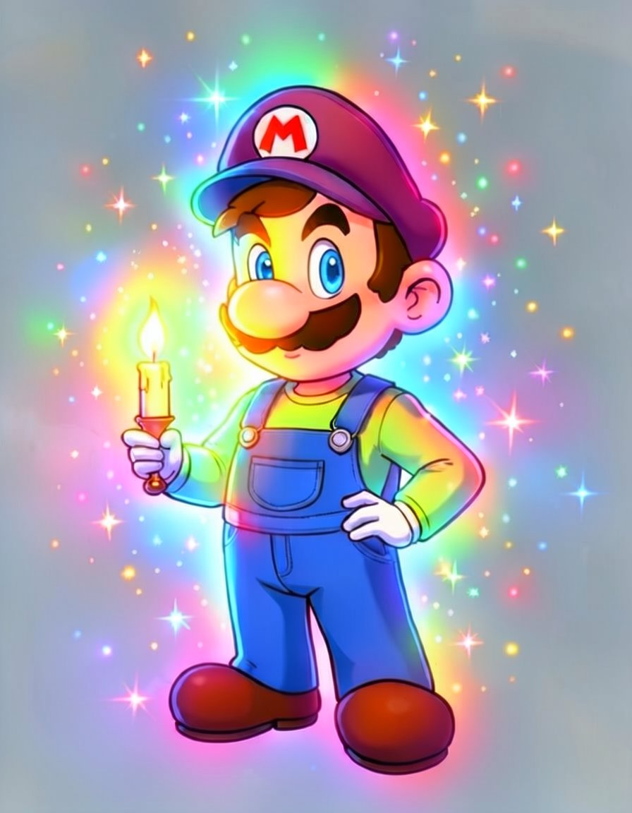Bario, a Mario OC made on GenTube