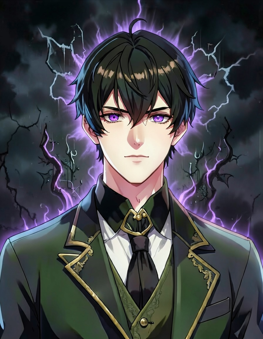 Velorin Nightshade, a Waifu OC made on GenTube