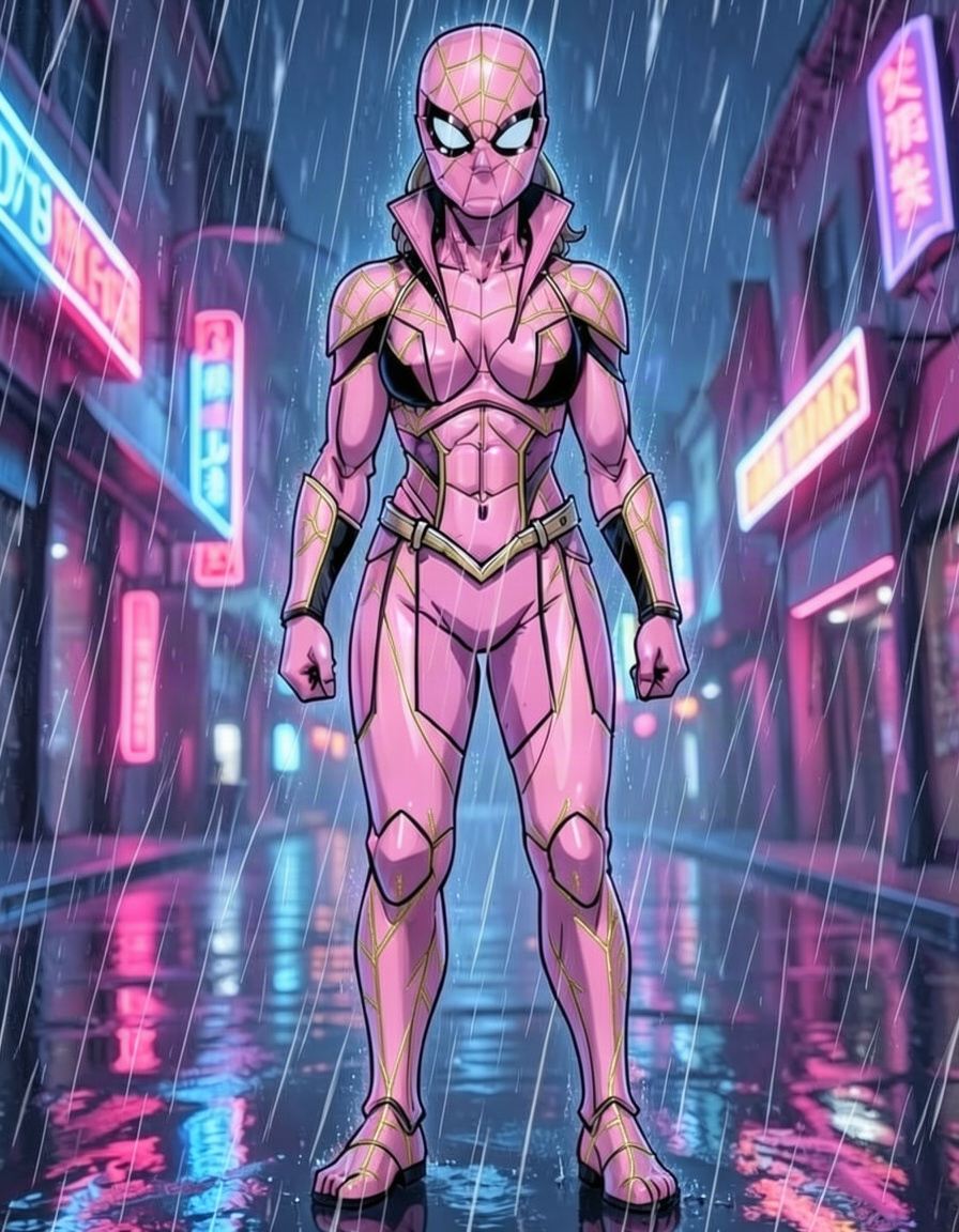 Silkshade, a Spidersona OC made on GenTube