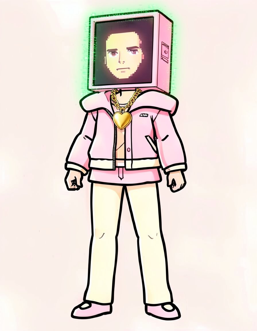 Shadebound, a Deltarune OC made on GenTube