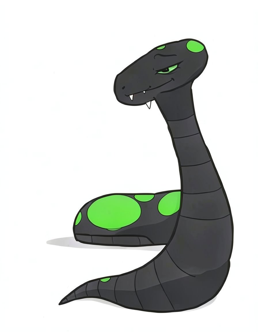 Murkcoil, a Pokemon OC made on GenTube