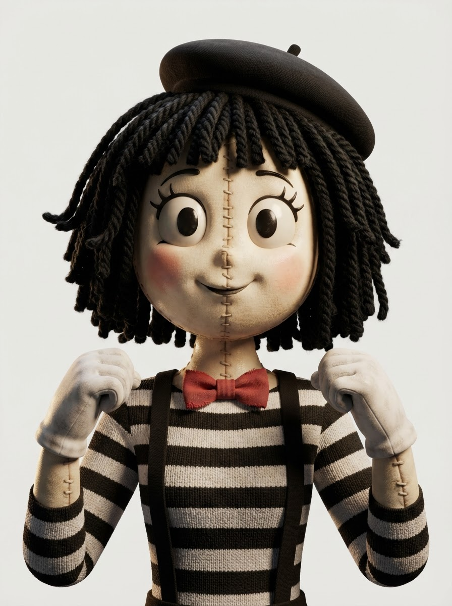 Mimette, a Digital Circus OC made on GenTube