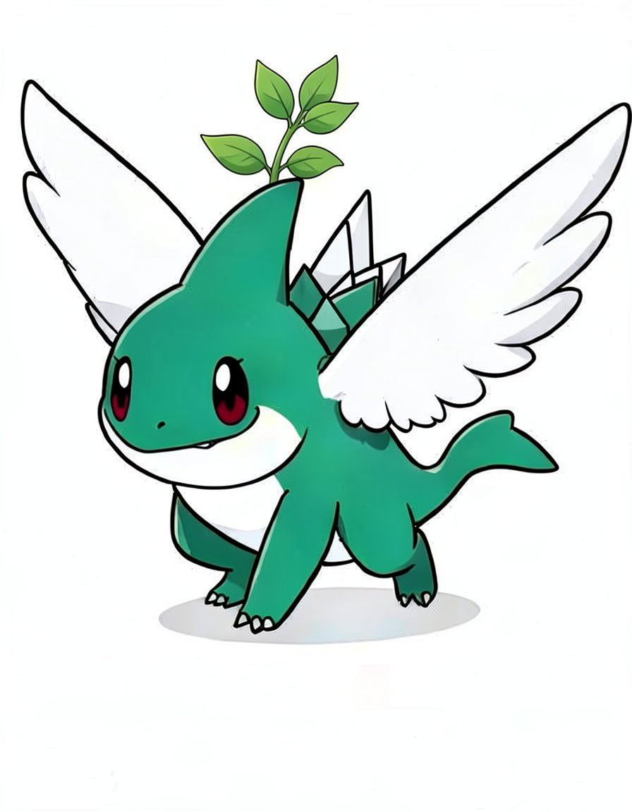 Zephyrchomp, a Pokemon OC made on GenTube