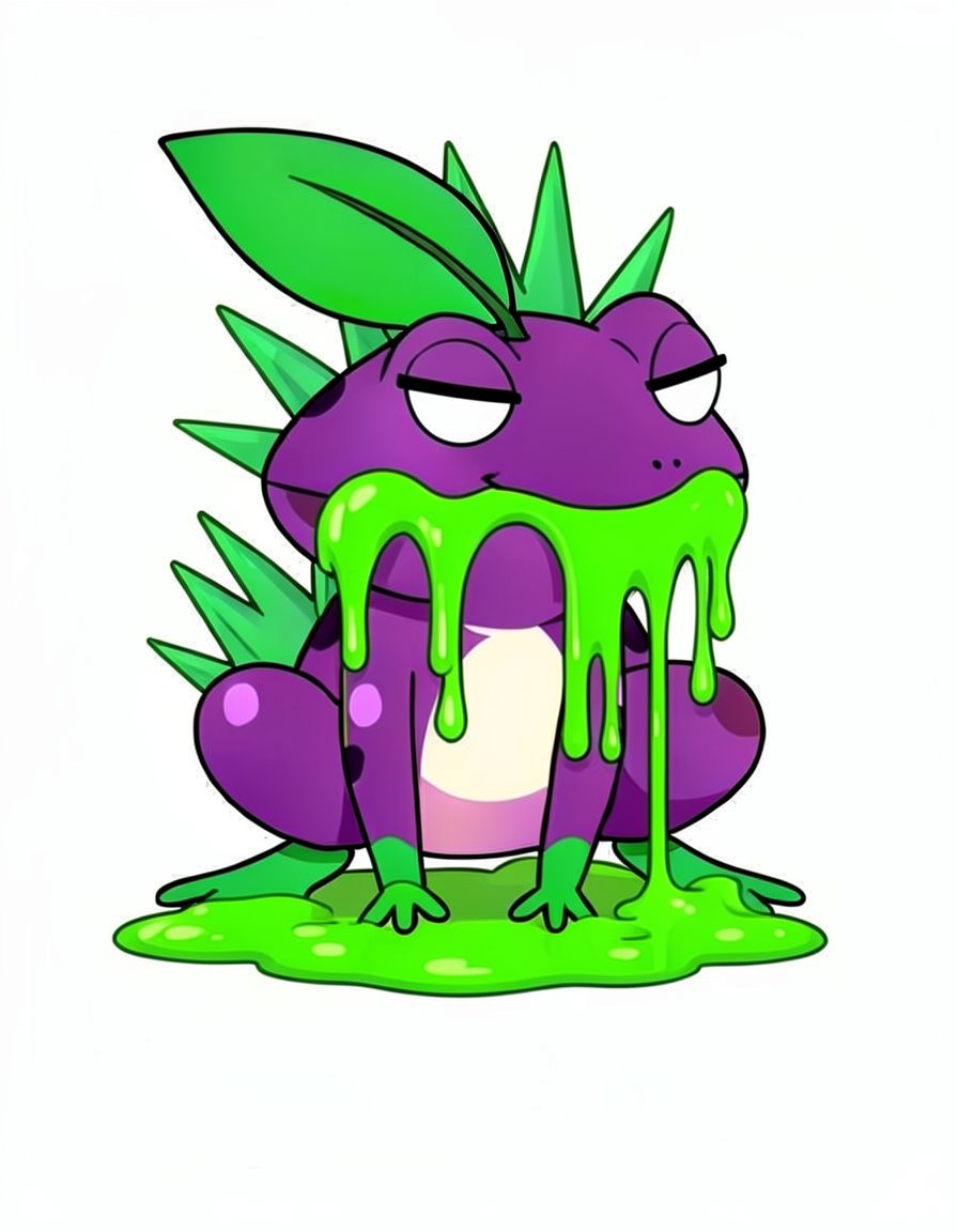Sproutoad, a Pokemon OC made on GenTube
