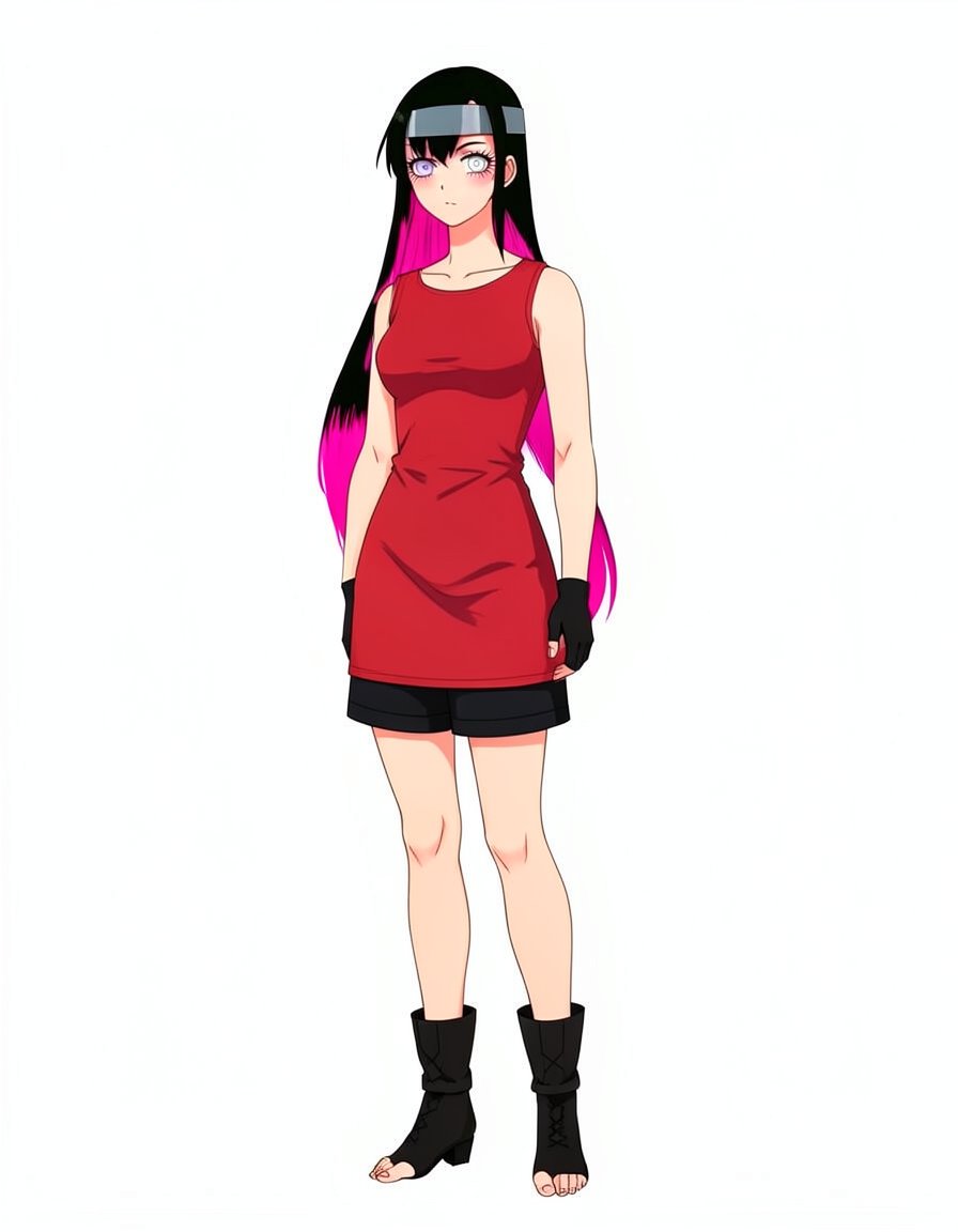 Hari Hyuga, a Naruto OC made on GenTube