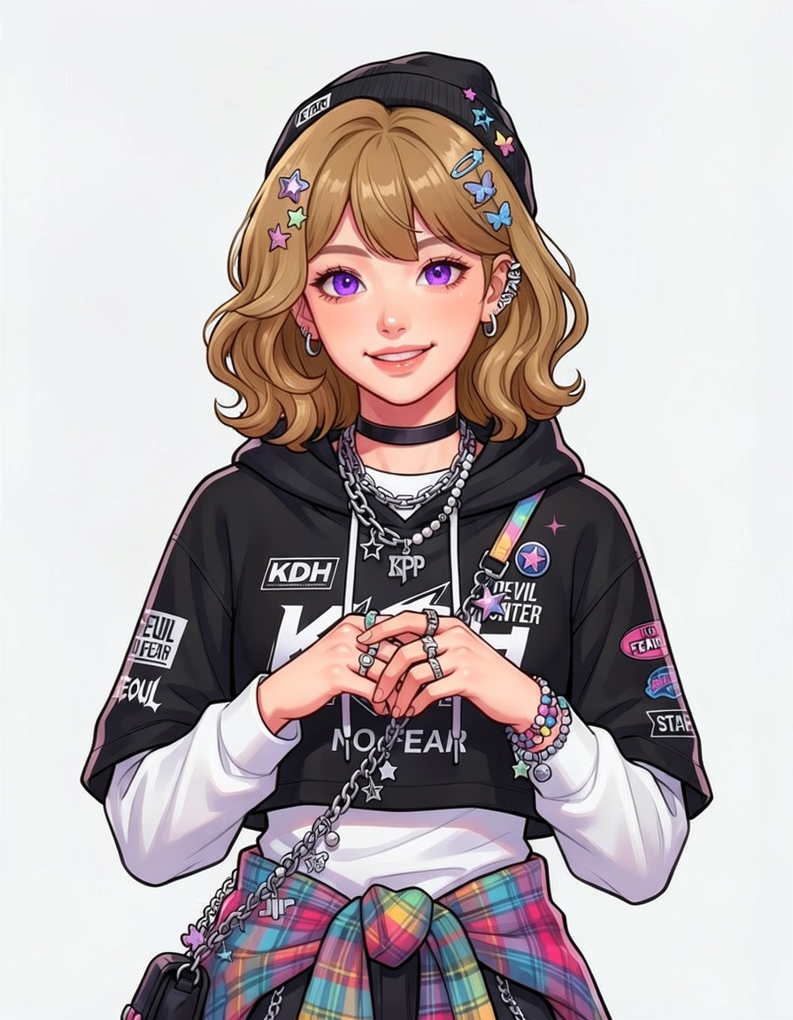 Cas, a KPop Demon Hunters OC made on GenTube