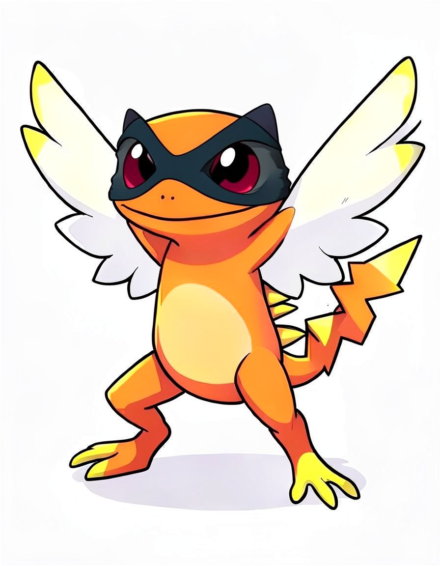 Electrocroak, a Pokemon OC made on GenTube