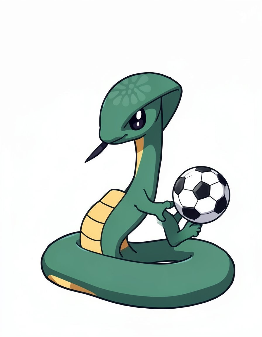 Zephyviper, a Pokemon OC made on GenTube