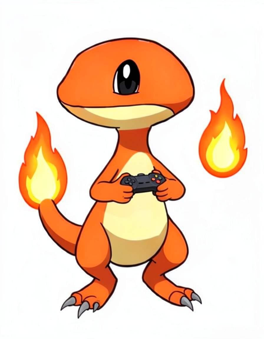Cindergecko, a Pokemon OC made on GenTube