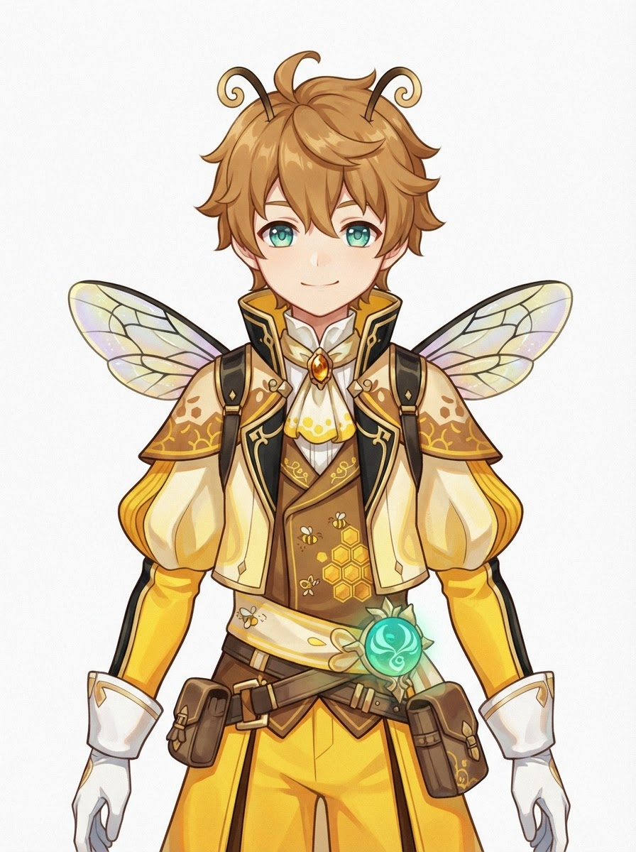 Beezara, a Genshin OC made on GenTube