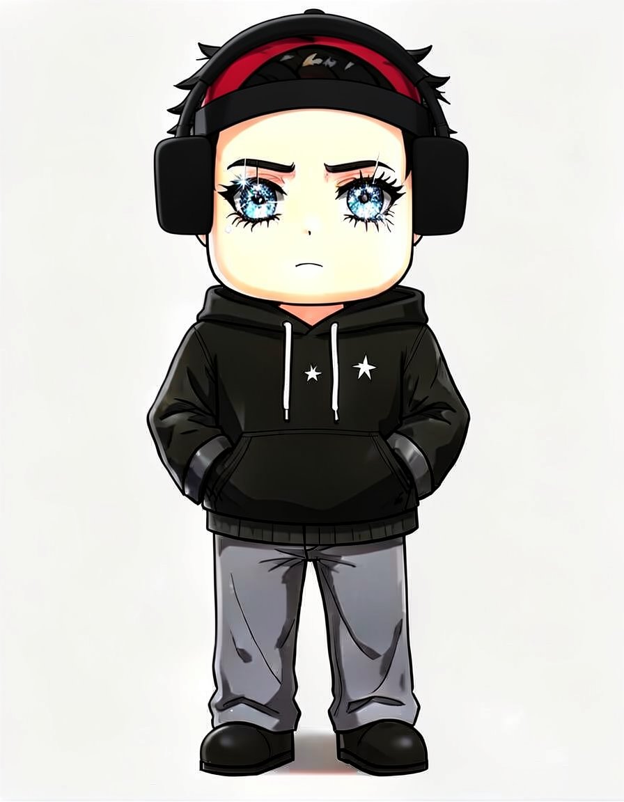 PixelShade, a Roblox OC made on GenTube