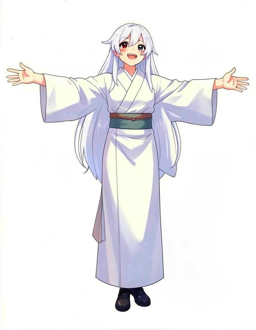Yuki sora, a Jujutsu Kaisen OC made on GenTube