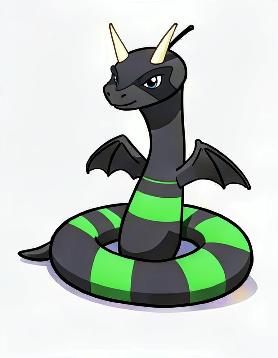 Wyrmserp, a Pokemon OC made on GenTube