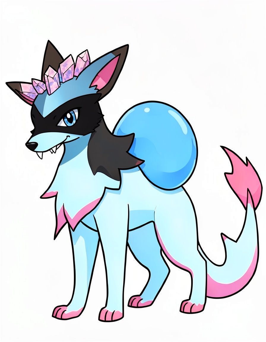Glacilupe, a Pokemon OC made on GenTube