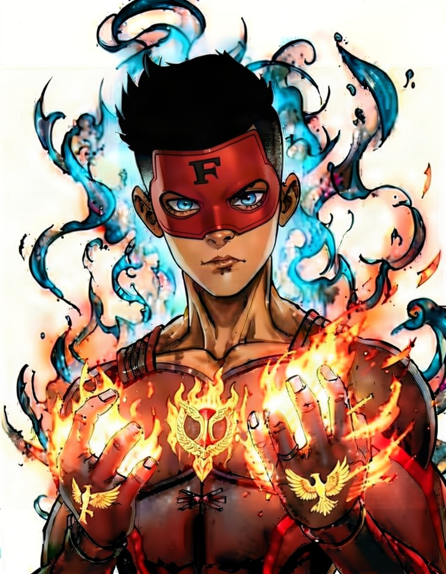 Flamedart, a Marvel Superhero OC made on GenTube