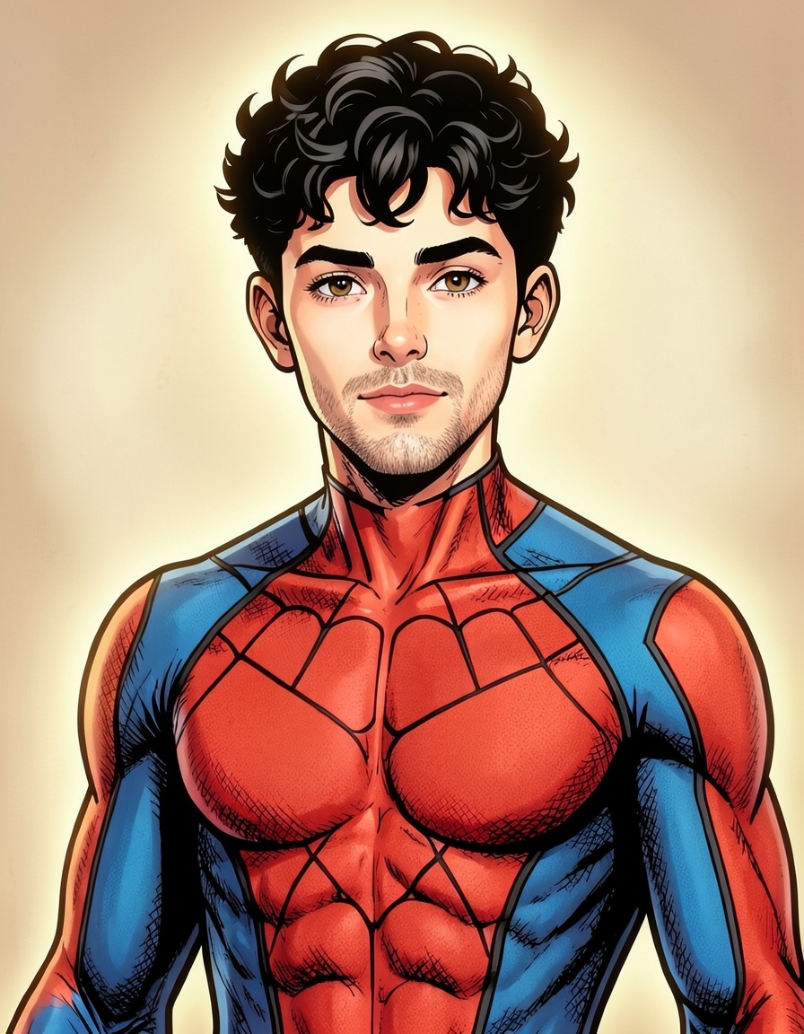 Cyber-Spider, a Marvel Superhero OC made on GenTube