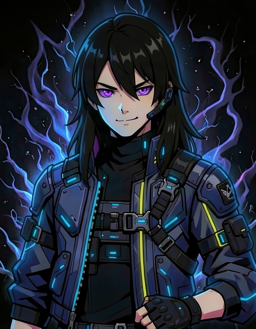 Void, a Zenless Zone Zero OC made on GenTube
