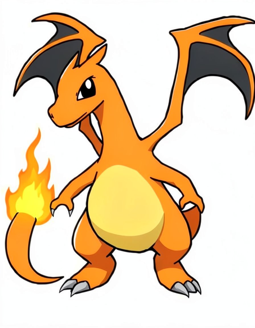 Charizard, a Pokemon OC made on GenTube