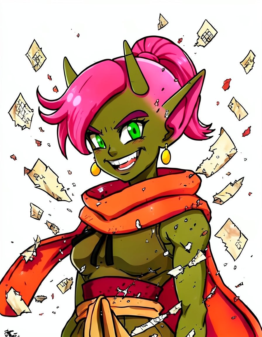 Verdant Whisper, a Dragon Ball OC made on GenTube