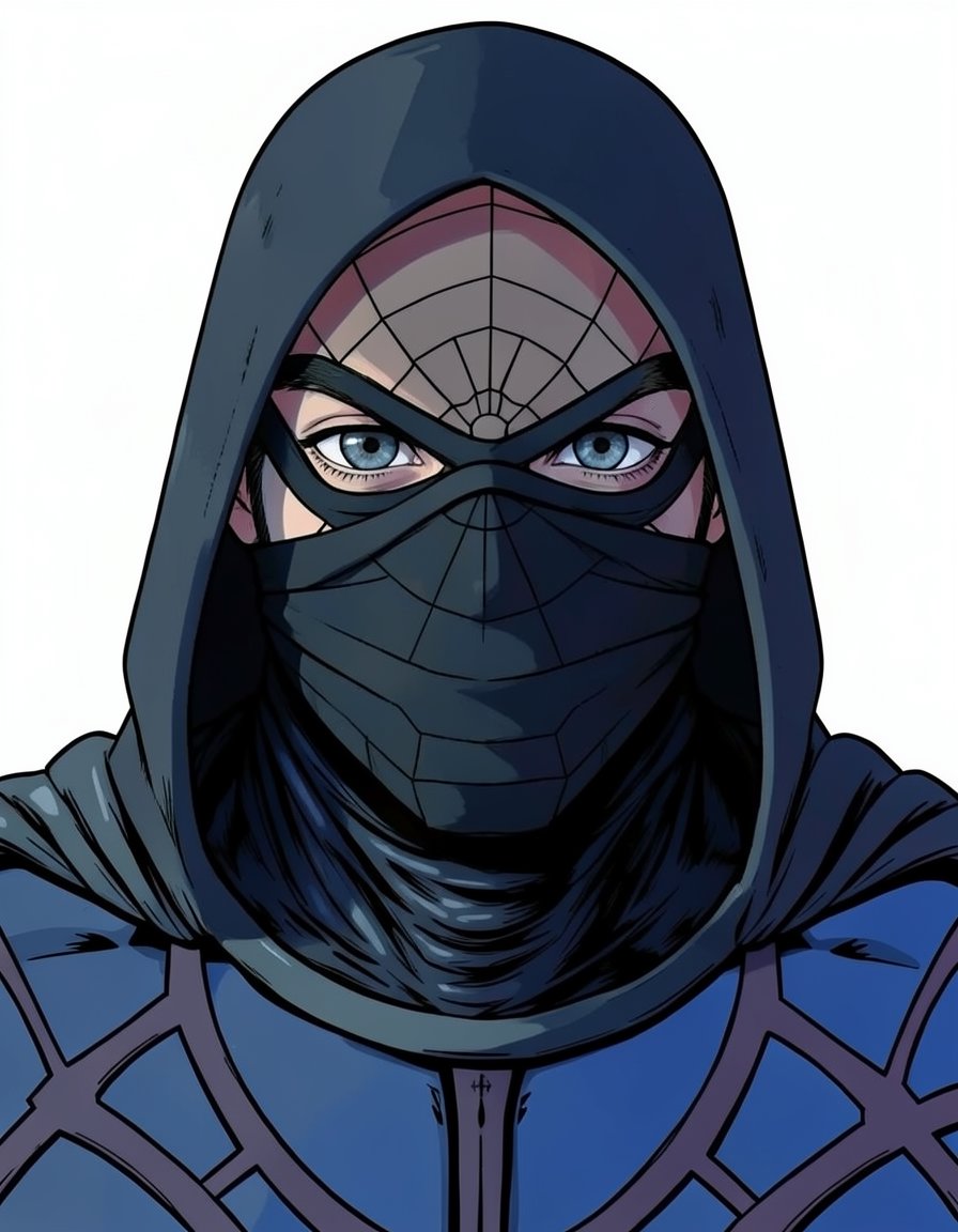 Crimson Veil, a Spider Man OC made on GenTube