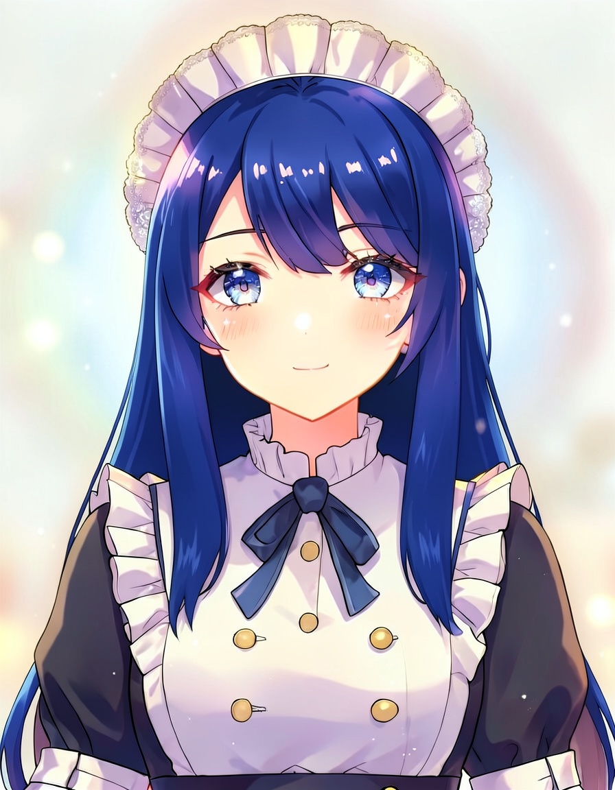 Celeste Veil, a Waifu OC made on GenTube