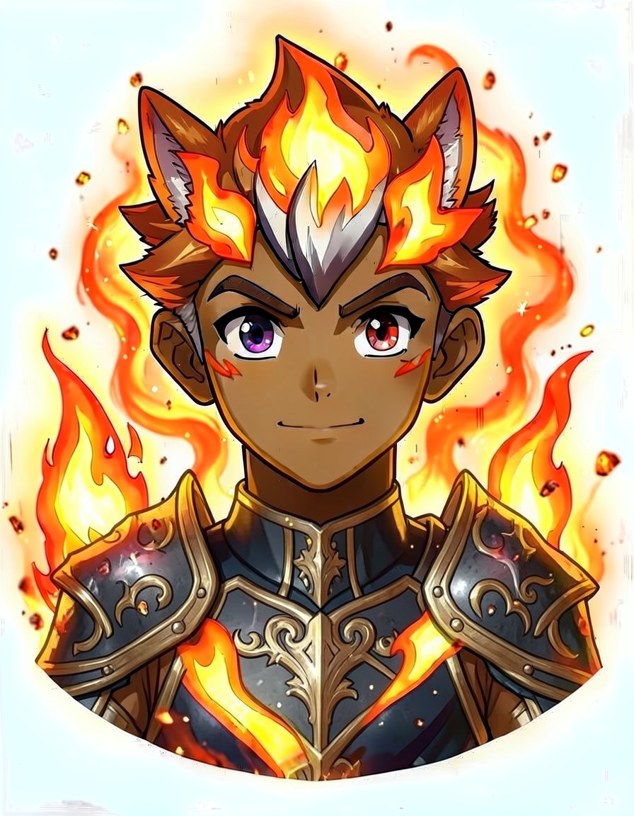 Fire type, a Pokemon OC made on GenTube