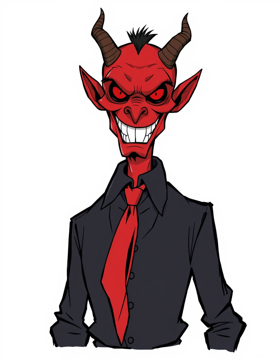 Obsidian Tie, a Hazbin Hotel OC made on GenTube