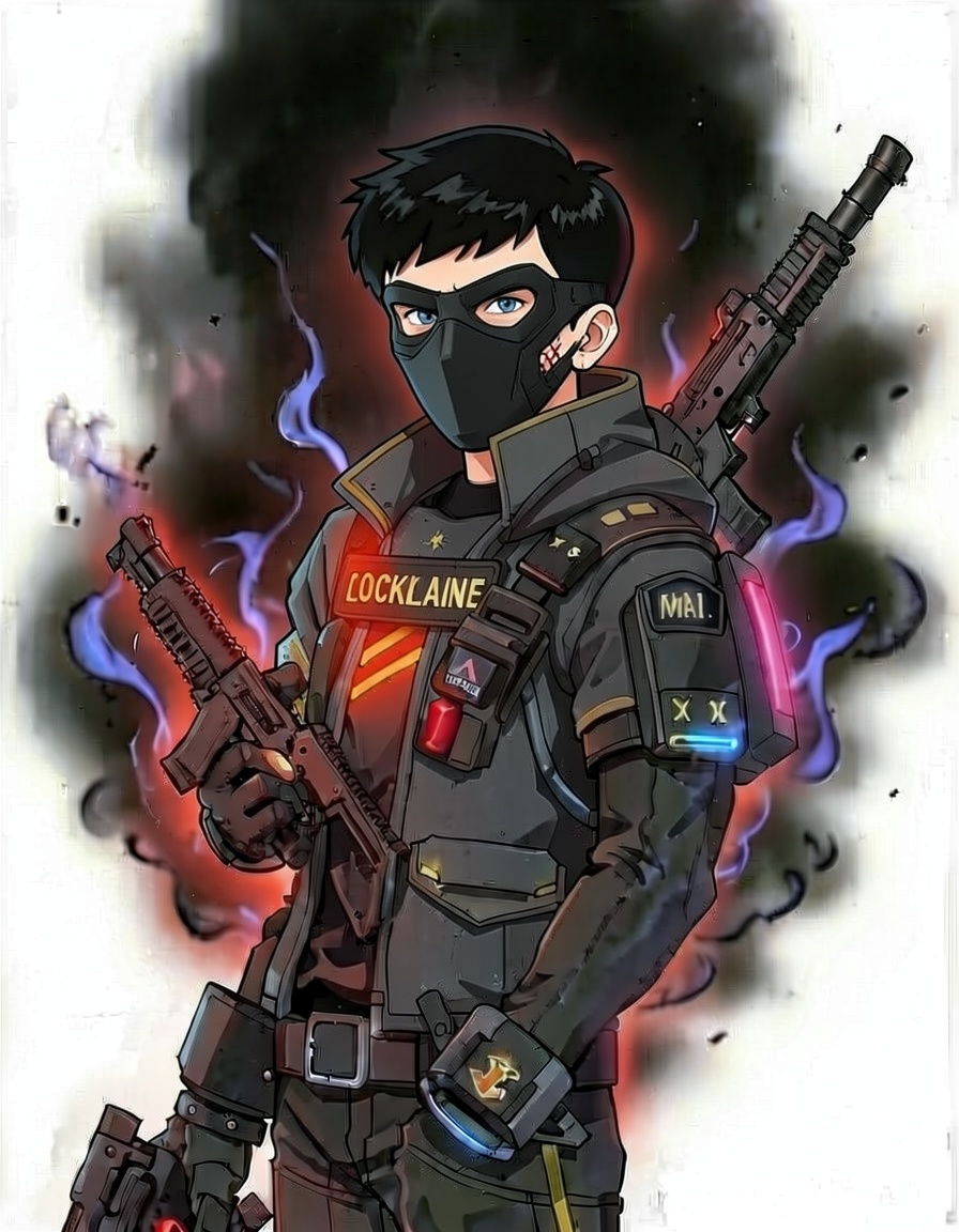 Nightvector, a Zenless Zone Zero OC made on GenTube