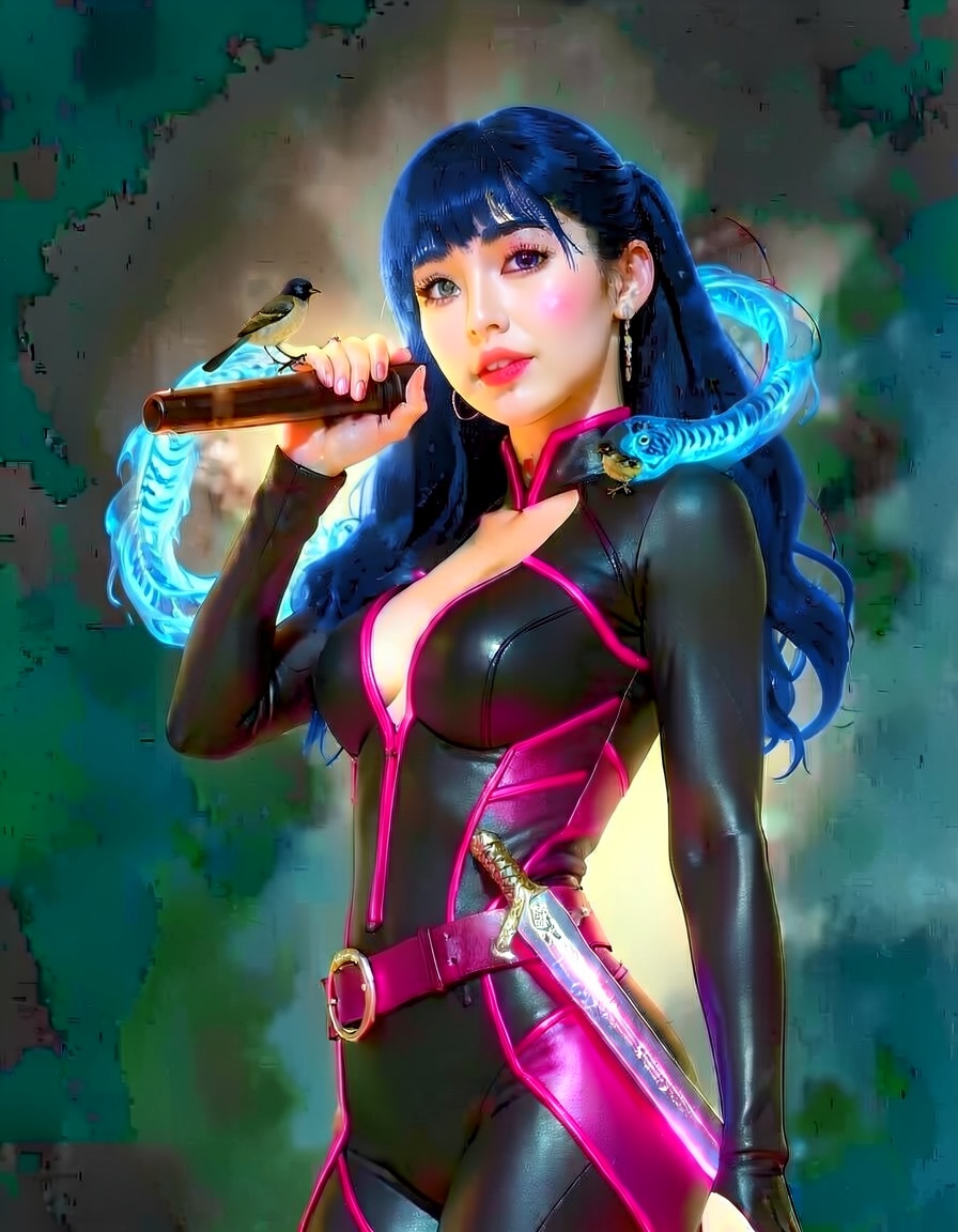 Luna Stride, a KPop Demon Hunters OC made on GenTube