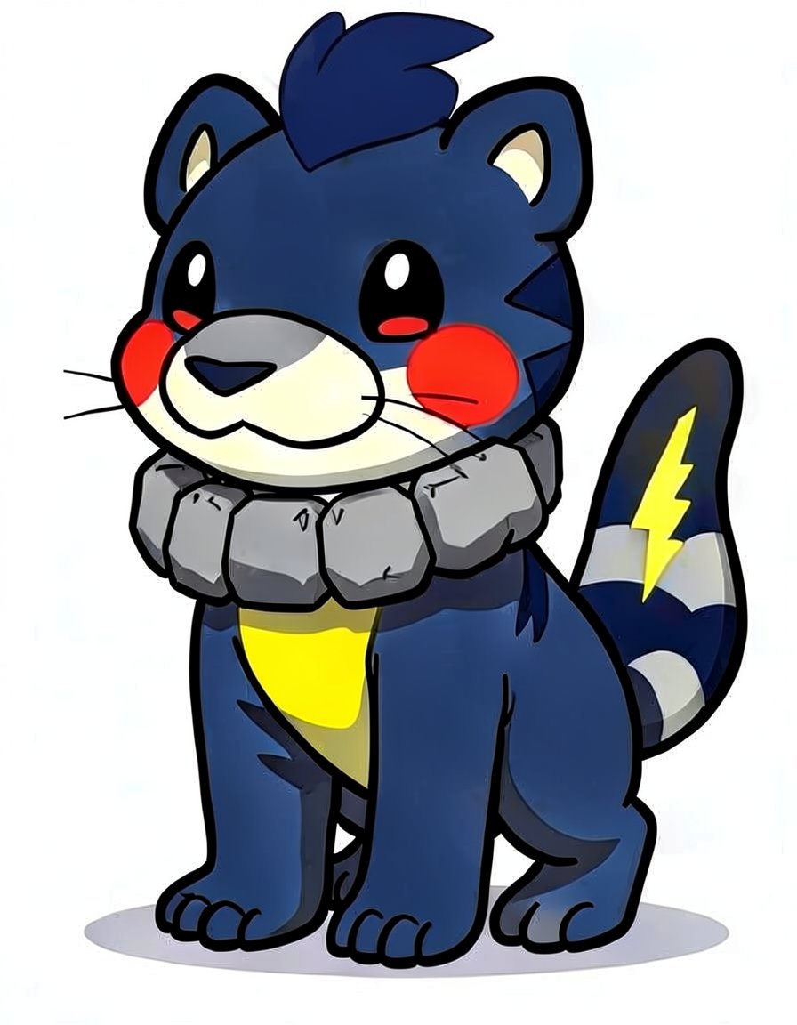 Roktri, a Pokemon OC made on GenTube
