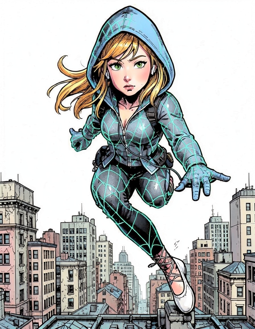 Celeste Xavier, a Spider Man OC made on GenTube