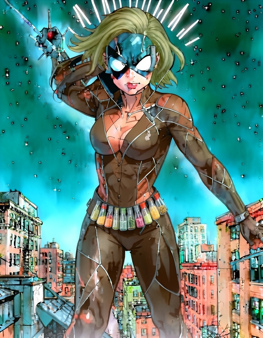 Sand-Spider, a Spider Man OC made on GenTube