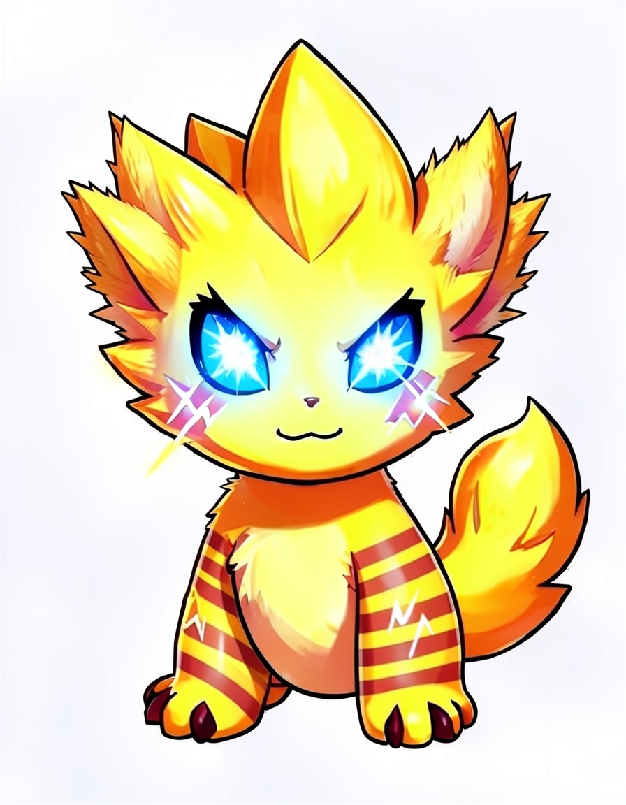 Zaplet, a Pokemon OC made on GenTube